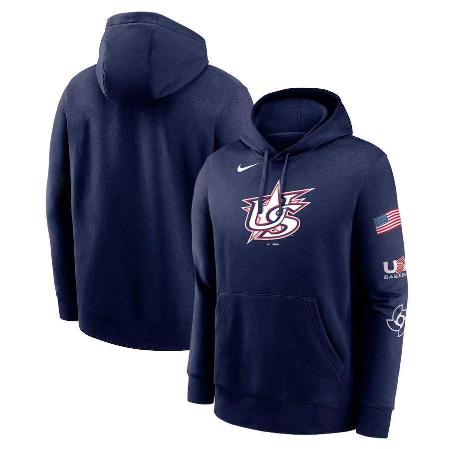 USA Baseball Nike World Baseball Classic Navy Hoodie | Pro Image