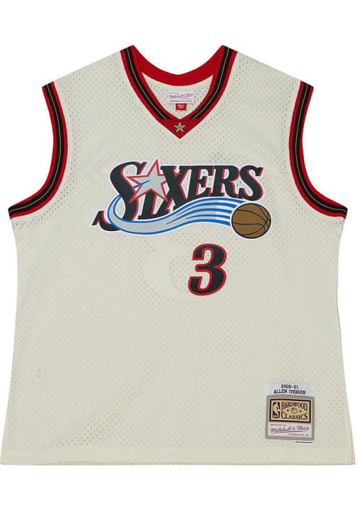 2000 hiphop 76ers ベロアジャージ　NBA hardwood Men's Mitchell & Ness Black Philadelphia 76ers Big & Tall