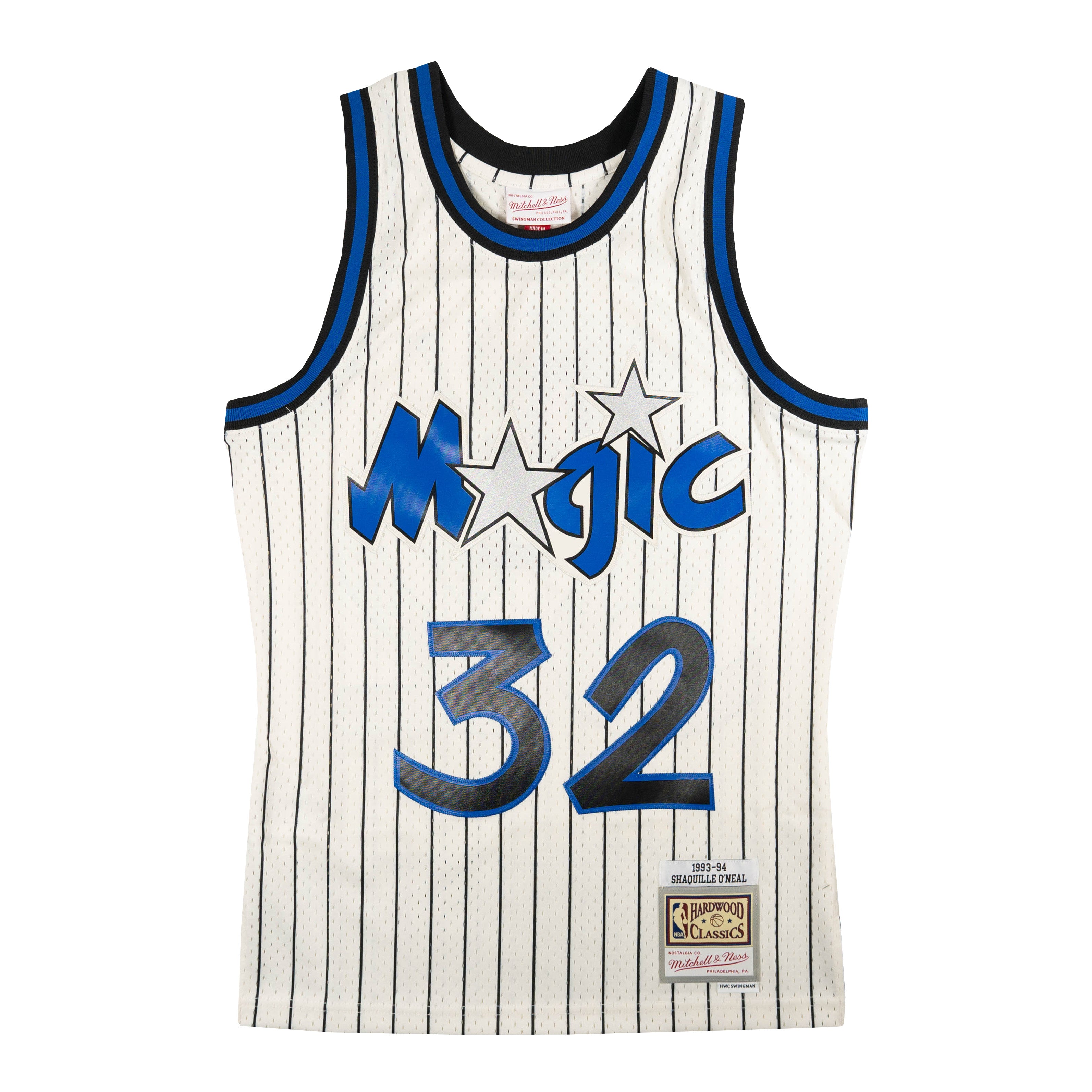 Orlando Magic Shaquille O'Neal Cream Mitchell & Ness 1993-1994