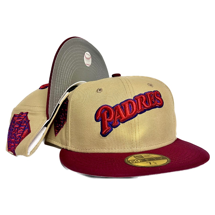 San Diego Padres Vegas Gold Two Tone 1992 All Star Game Patch Gray UV 59FIFTY Fitted Hat