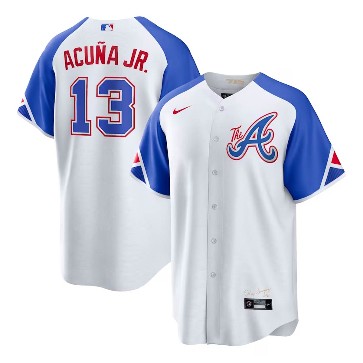 Maillot dédicacé signé Ronald Acuna Jr. MLB Atlanta Braves JSA COA | eBay