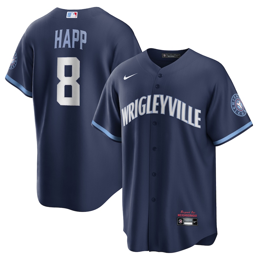 Chicago Cubs Ian Happ Nike Navy City Connect Player Jersey | Pro