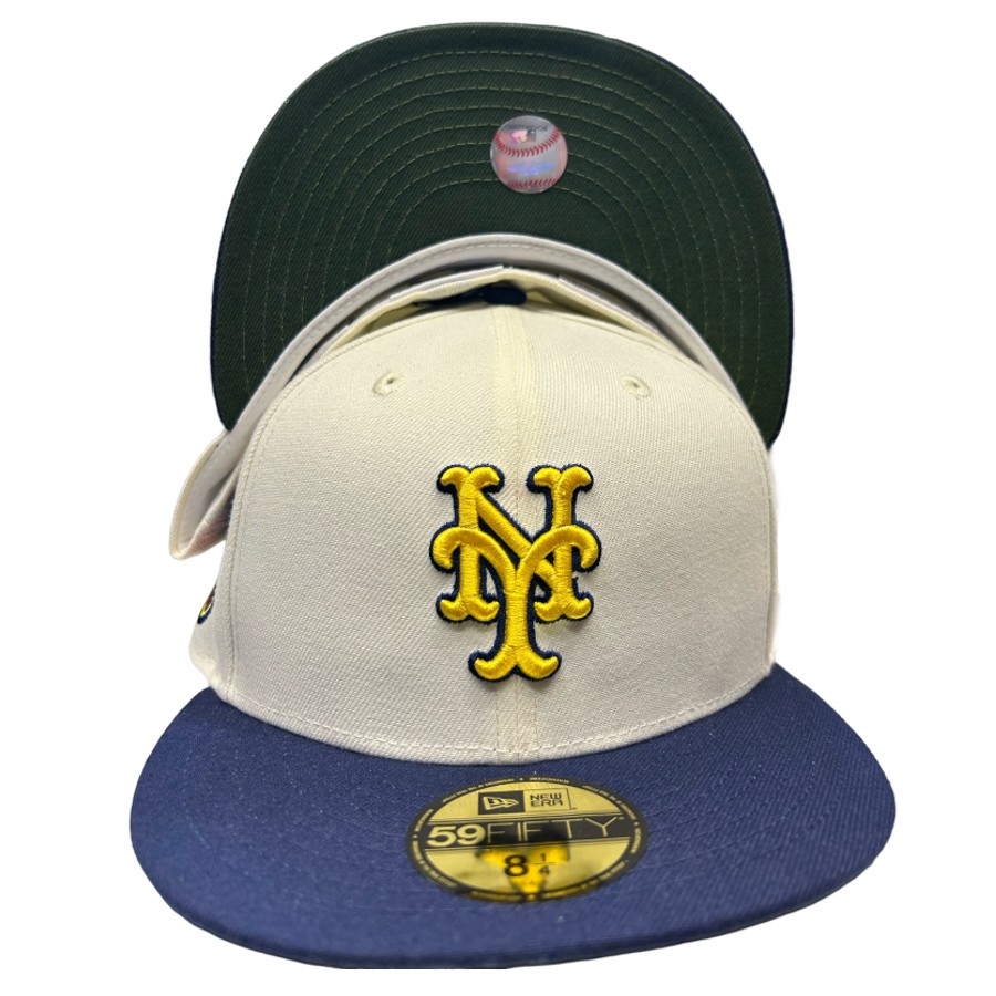 New York Mets Chrome Two Tone Anime Pack 1969 World Champions Patch Green UV Era 59FIFTY Fitted Hat