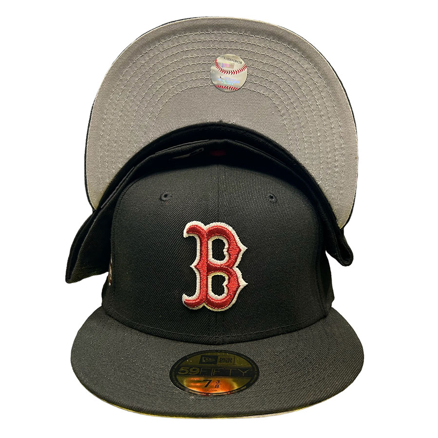 Boston Red Sox Black 90s Movie Pack 1999 ASG Patch Gray UV New Era 59FIFTY Fitted Hat