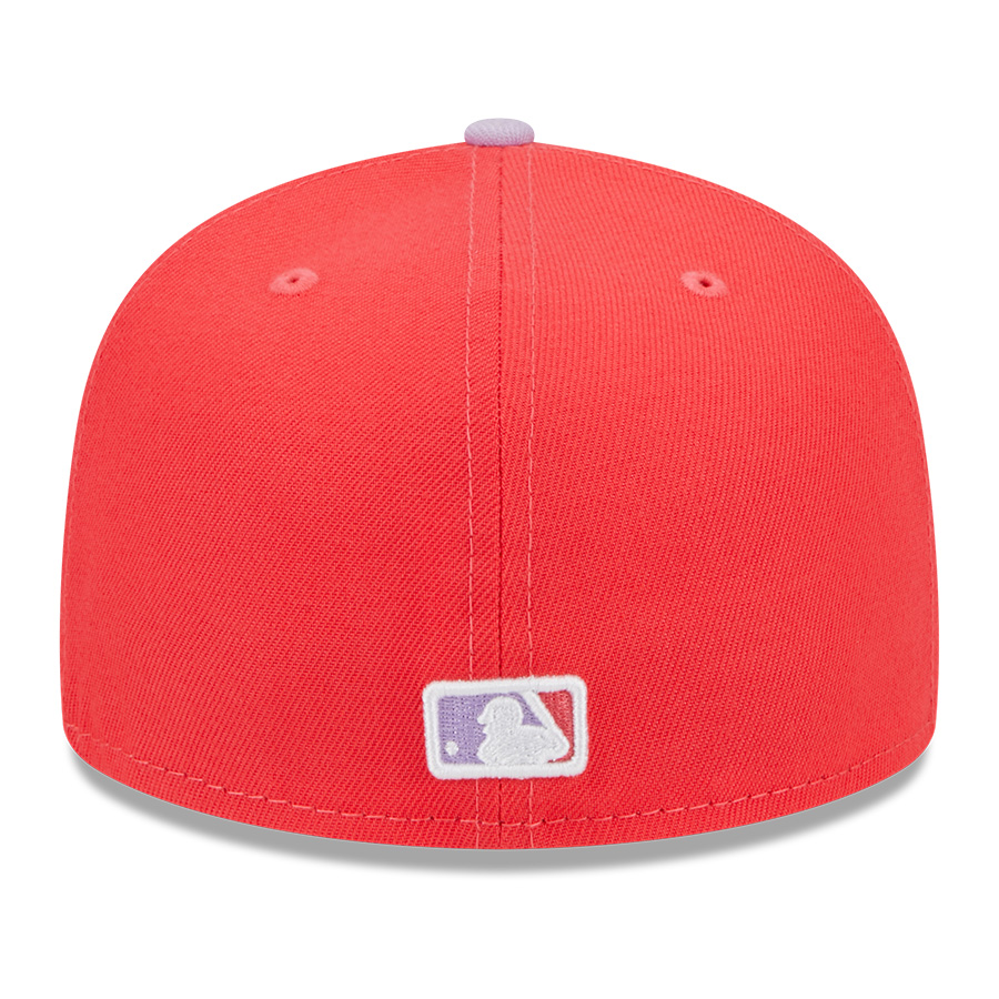 Miami Marlins Red Two Tone Color Pack Grey UV New Era 59FIFTY Fitted Hat