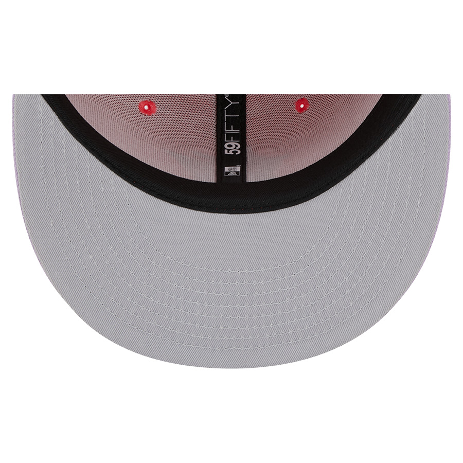 Miami Marlins Red Two Tone Color Pack Grey UV New Era 59FIFTY Fitted Hat