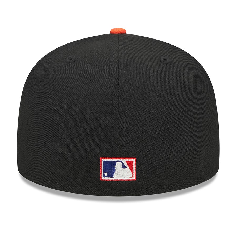 San Francisco Giants Black Two Tone Retro Script Green UV 59FIFTY Fitted Hat