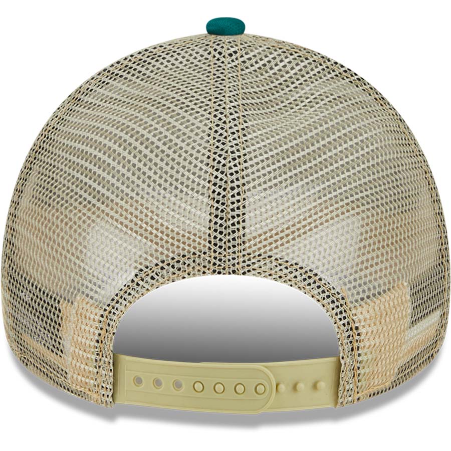 Green Bay Packers Tan All Day Trucker New Era 9FORTY A-Frame Snapback