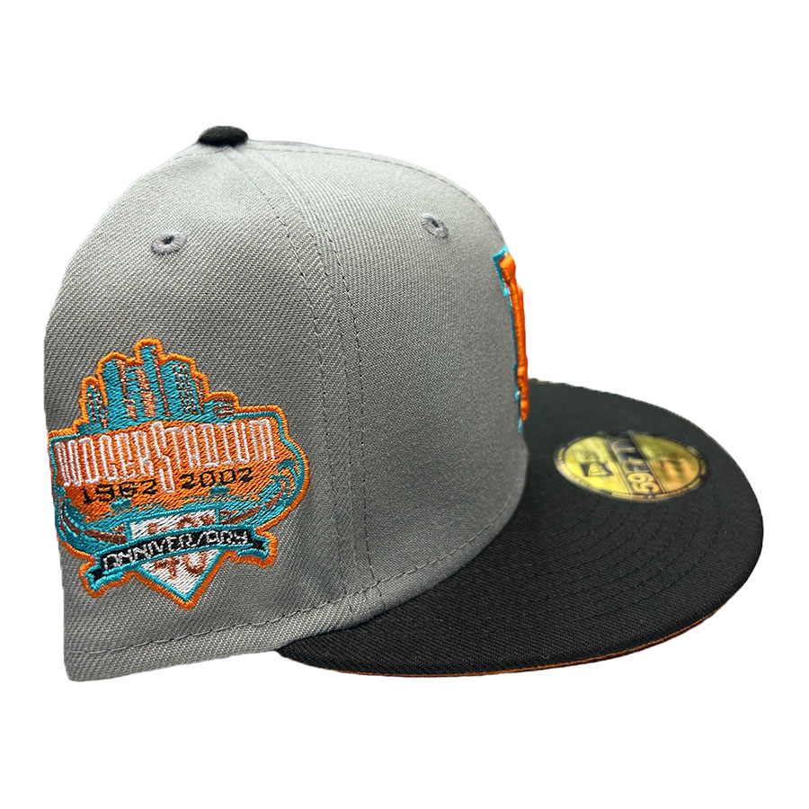 Los Angeles Dodgers Gray Two Tone 40th Anniversary Patch Orange UV New Era 59FIFTY Fitted Hat
