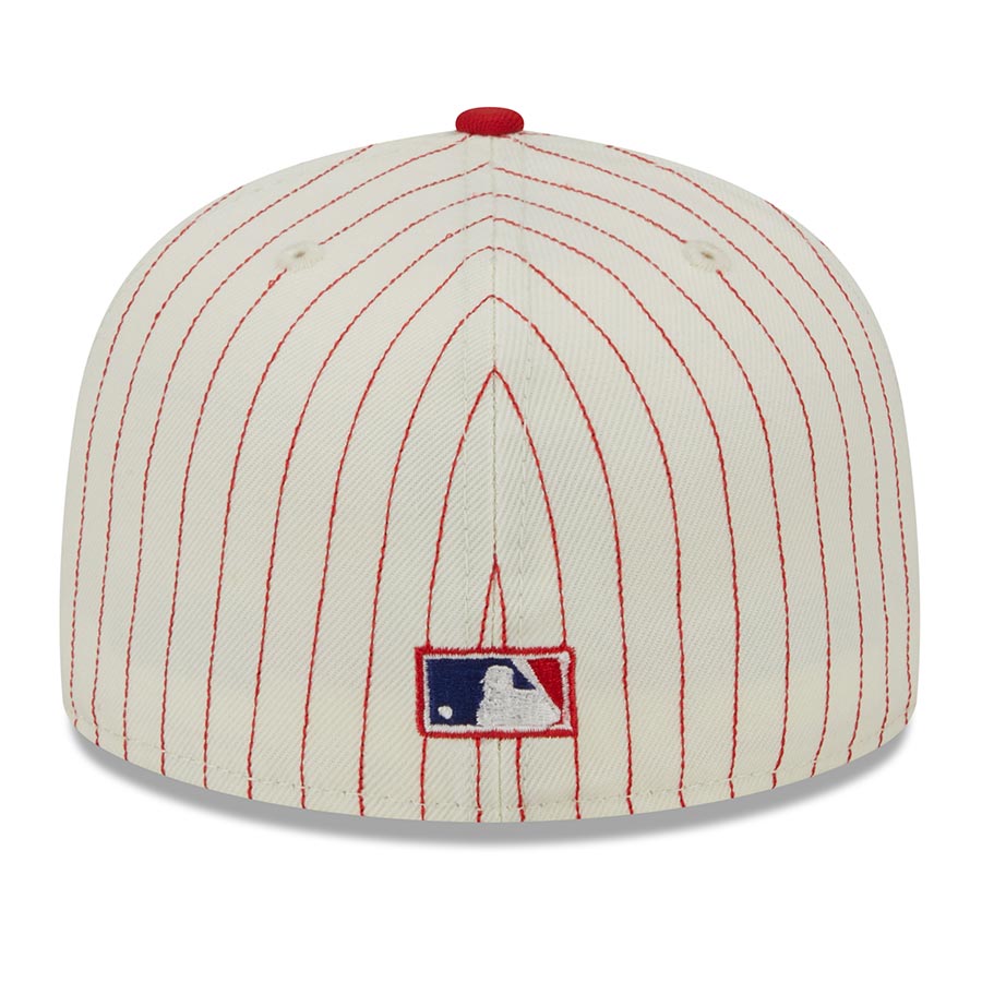 Chicago White Sox Chrome Pinstripe Retro Script Green UV 59FIFTY Fitted Hat