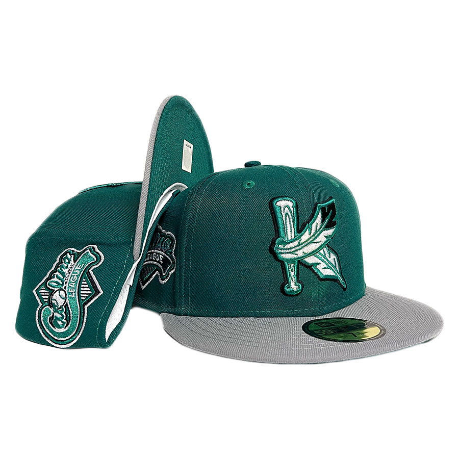Kinston Indians Green Two Tone Carolina League Patch Green UV New