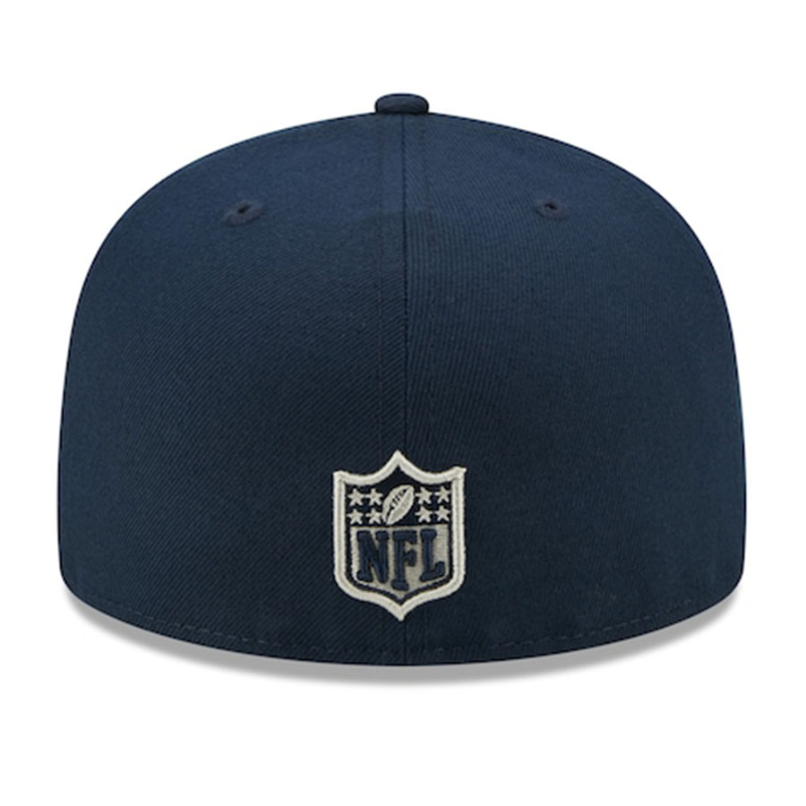 Dallas Cowboys Navy Identity Gray UV New Era 59FIFTY Fitted Hat