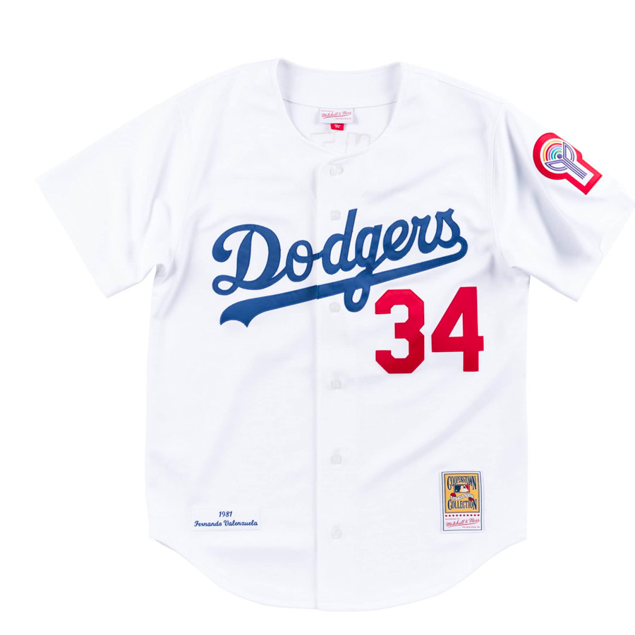 Dodgers ユニフォーム 1981 Fernando Valenzuela FERNANDO VALENZUELA 1981 World Series Baseball Jersey NWT | eBay