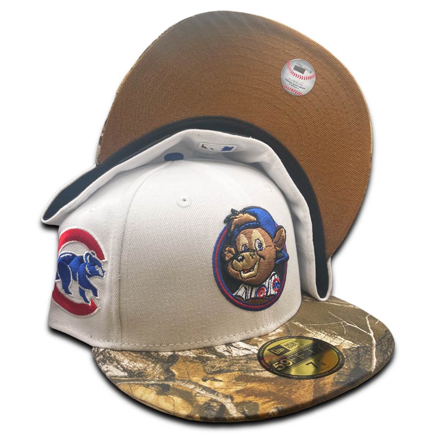 Chicago Cubs Real Tree Edge Cubs Patch Brown UV 59FIFTY Fitted Hat