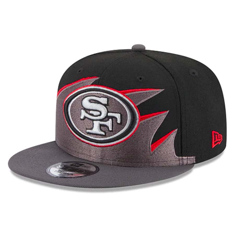 San Francisco 49ers Tidal Wave Black NFL New Era 9FIFTY Snapback