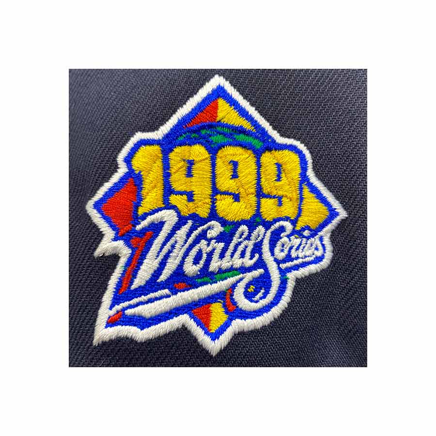 New York Yankees Navy 1999 World Series Patch Gray UV Era 59Fifty Fitted Hat