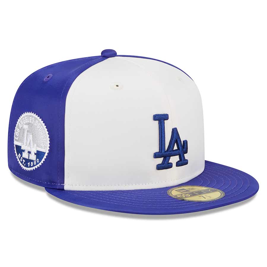 Los Angeles Dodgers Royal Blue White Satin Gray UV 59FIFTY  display picture 3