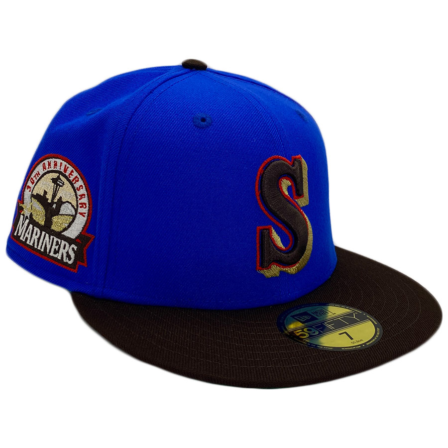 Mariners Blue and Mocha King Gorilla Flip 30th Anniversary Patch