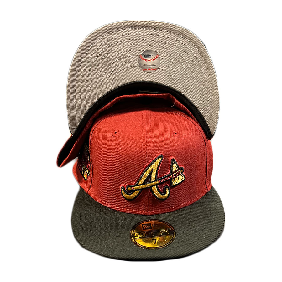 【US限定】NEW ERA 59FIFTY Atlanta Braves Vegas Red Two Tone US限定】NEW ERA 59FIFTY Atlanta Braves Vegas Red Two Tone