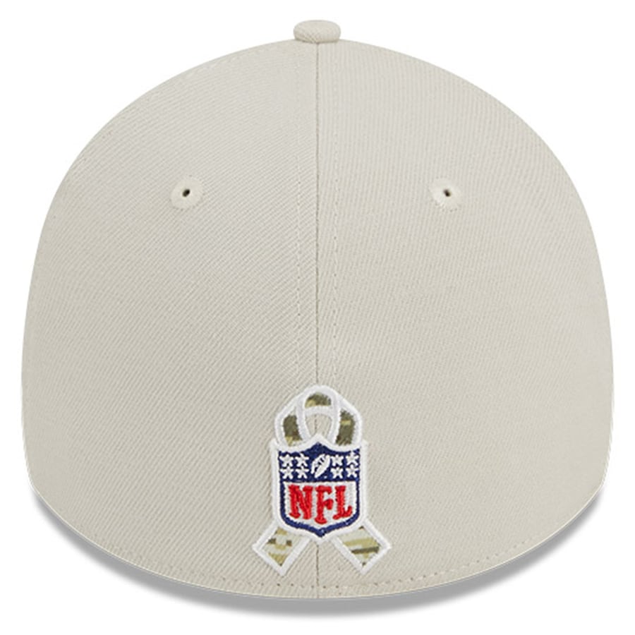 Jacksonville Jaguars New Era 2023 NFL Salute to Service Stone 39THIRTY Flex Hat