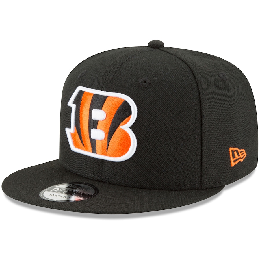 Cincinnati Bengals Black Basic NFL New Era 9FIFTY Snapback Hat