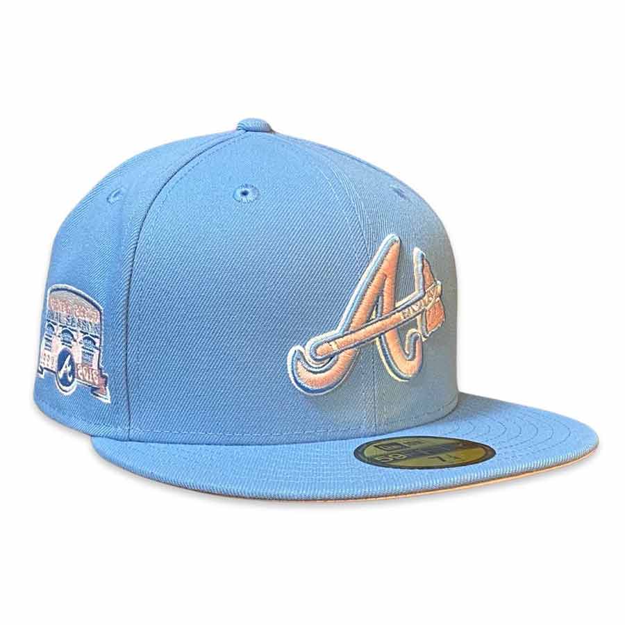 Atlanta Braves Icy Blue Turner Field Final Season Patch Pink