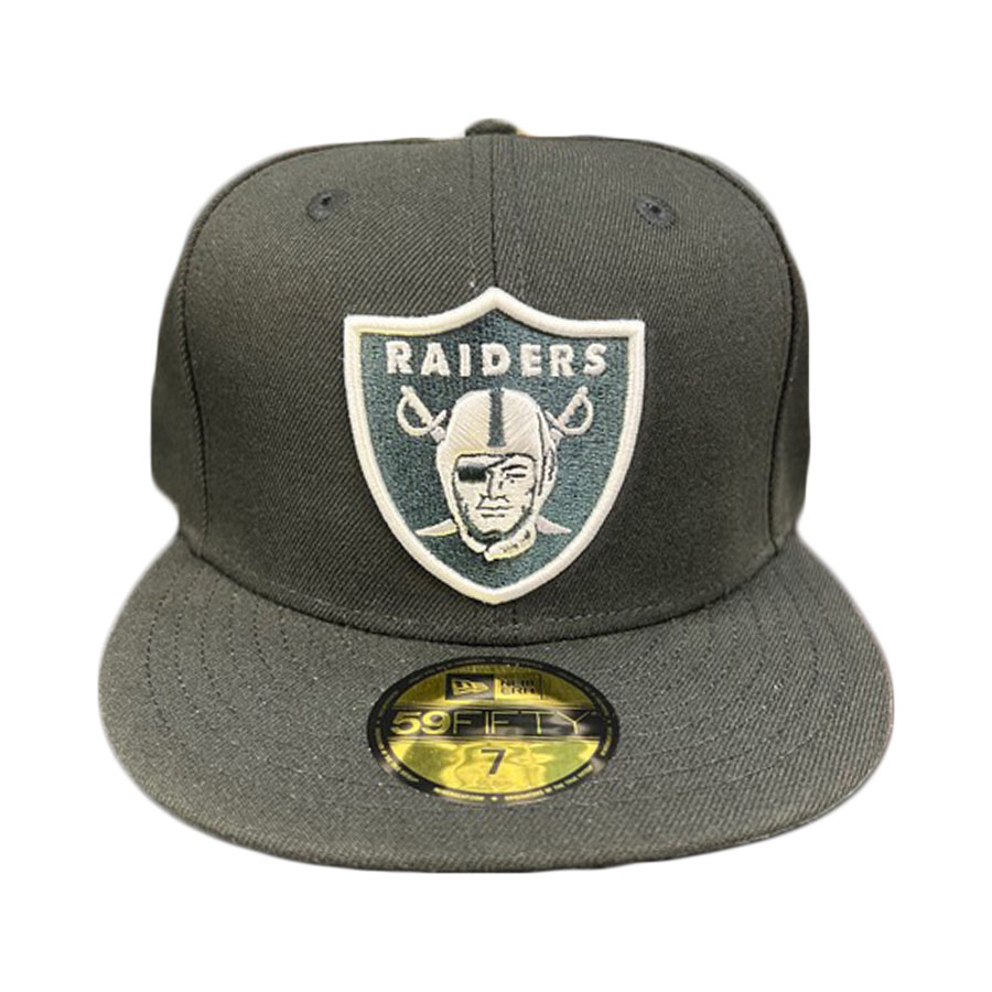 Las Vegas Raiders Black Graphite Black UV 59FIFTY Fitted Hat | Pro