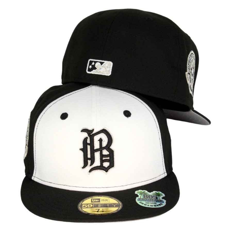 Birmingham Barons Cyber Monday Black White Southern League Patch Gray UV 59FIFTY Fitted Hat
