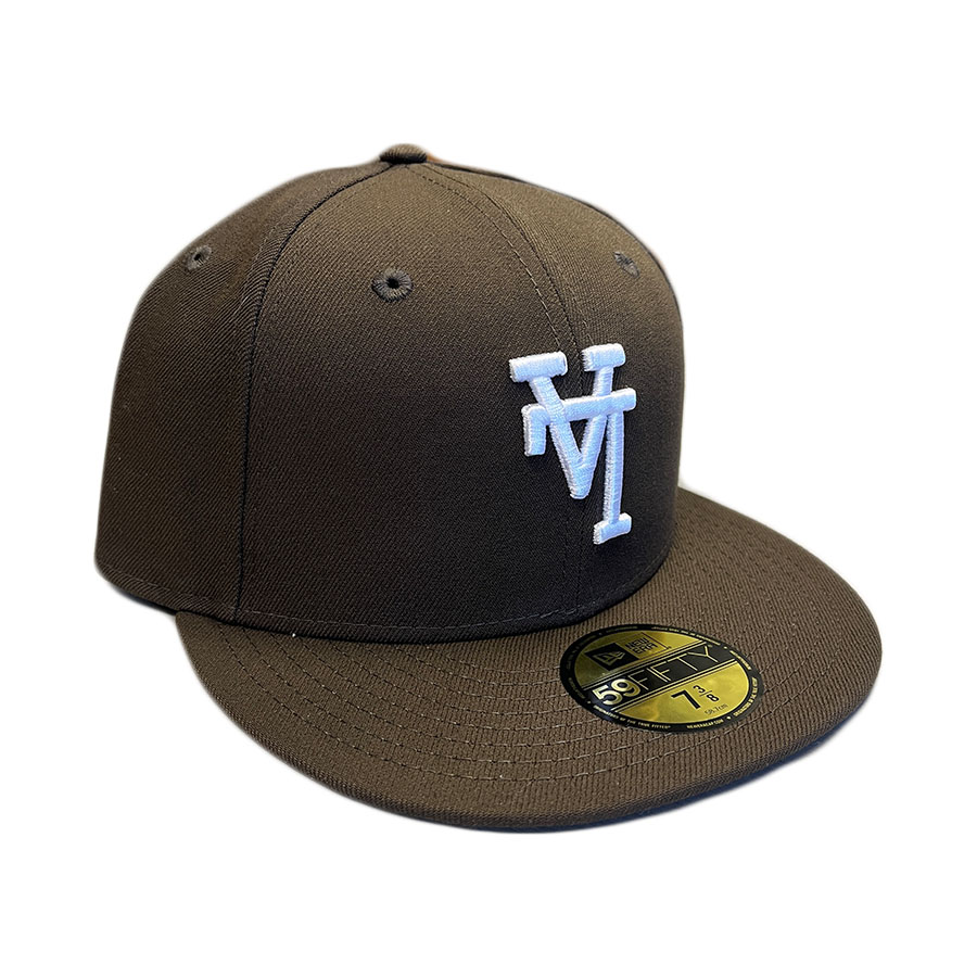 Los Angeles Dodgers Brown Basic Upside Down Logo Gray UV New Era