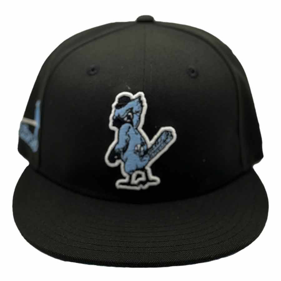 St. Louis Cardinals Black and Icy Blue Old School Logo