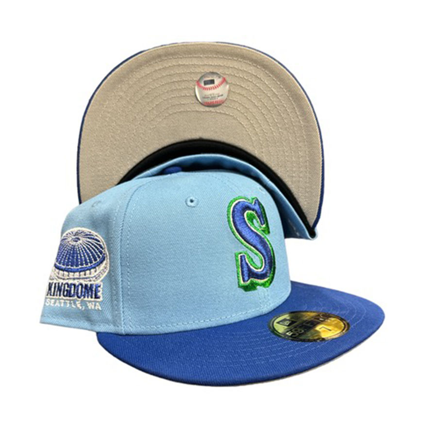Seattle Mariners Light Blue Royal Blue Two Tone Kingdome Patch