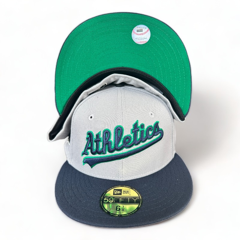 Oakland Athletics Gray Navy The Lynch 1989 Patch Green UV New Era