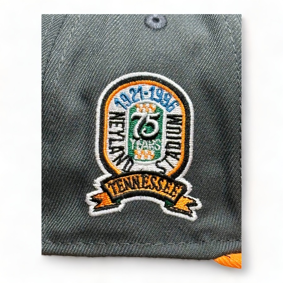 Tennessee Volunteers NCAA Gray Orange Two Tone 75 Year Stadium Anniversary Patch New Era 9FIFTY Snapback Hat