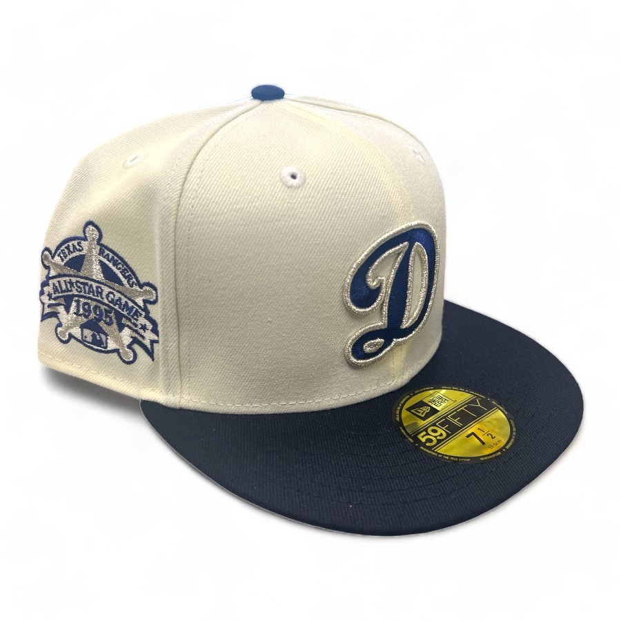 Los Angeles Dodgers Chrome Navy 1995 ASG Patch Royal Blue UV 59FIFTY Fitted Hat