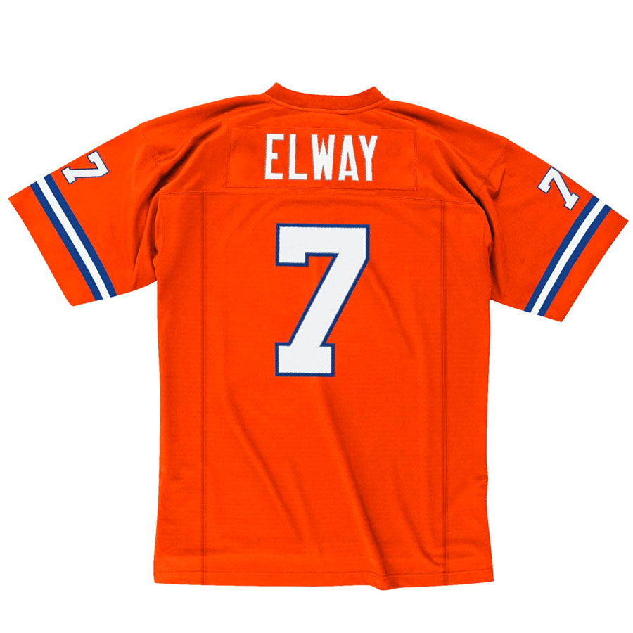 Denver Broncos John Elway 1990 Mitchell & Ness Orange Legacy