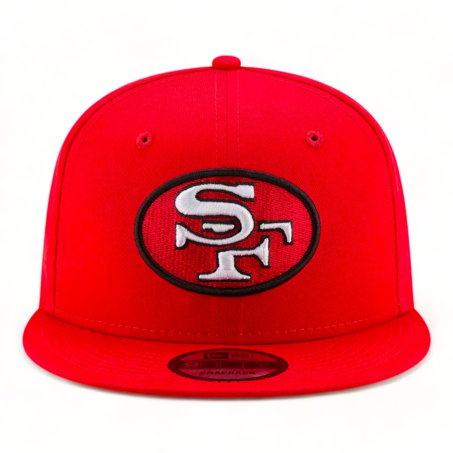 San Francisco 49ers Red Throwback NFL New Era 9FIFTY Adjustable Snapback Hat