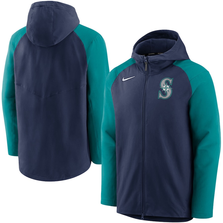 This Seattle Mariners Navy Aqua Nike Authentic Collection