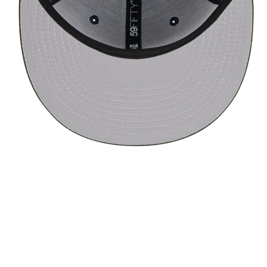 St. Louis Cardinals Navy Green Two Tone Sprouted Collection Gray UV New Era 59FIFTY Fitted Hat