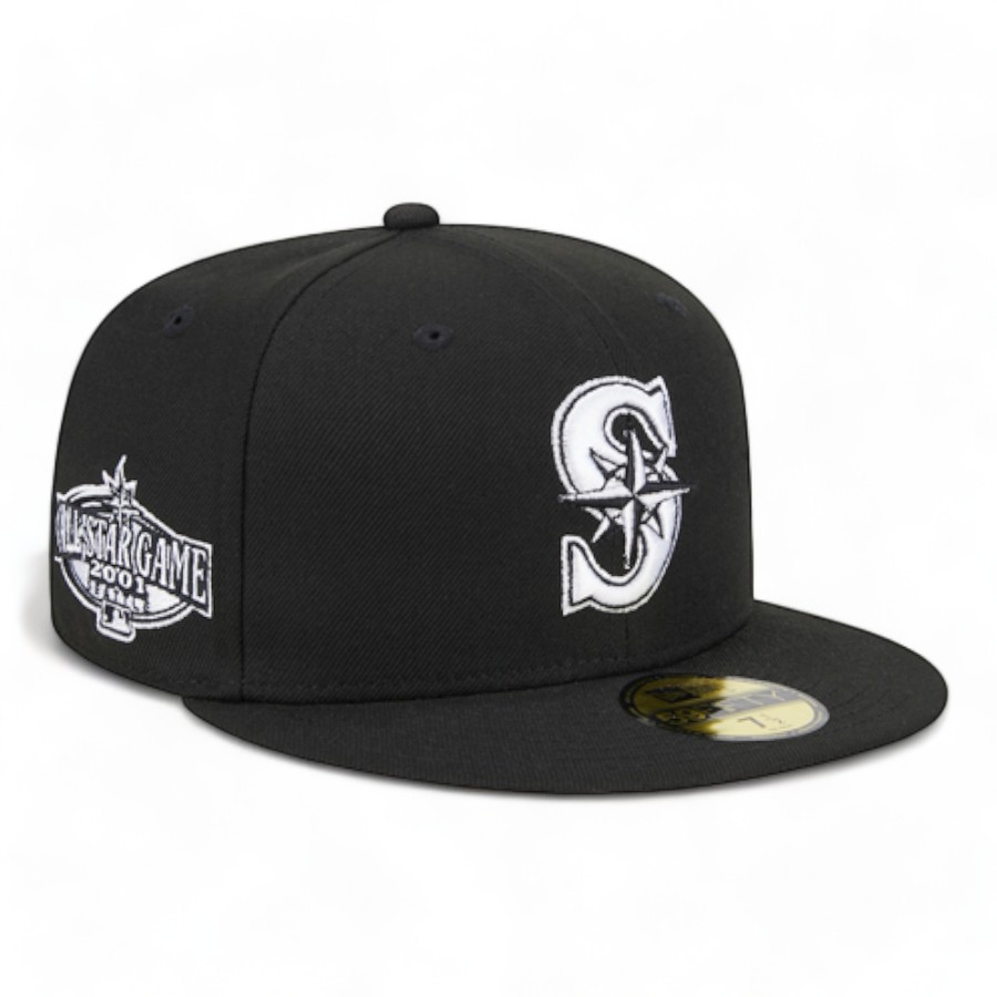 ウェア SEATLE MARINERS CO 2001 ASG 59FIFTY MP New Era Seattle Mariners 2001 ASG Cat In The Hat 59FIFTY Hat