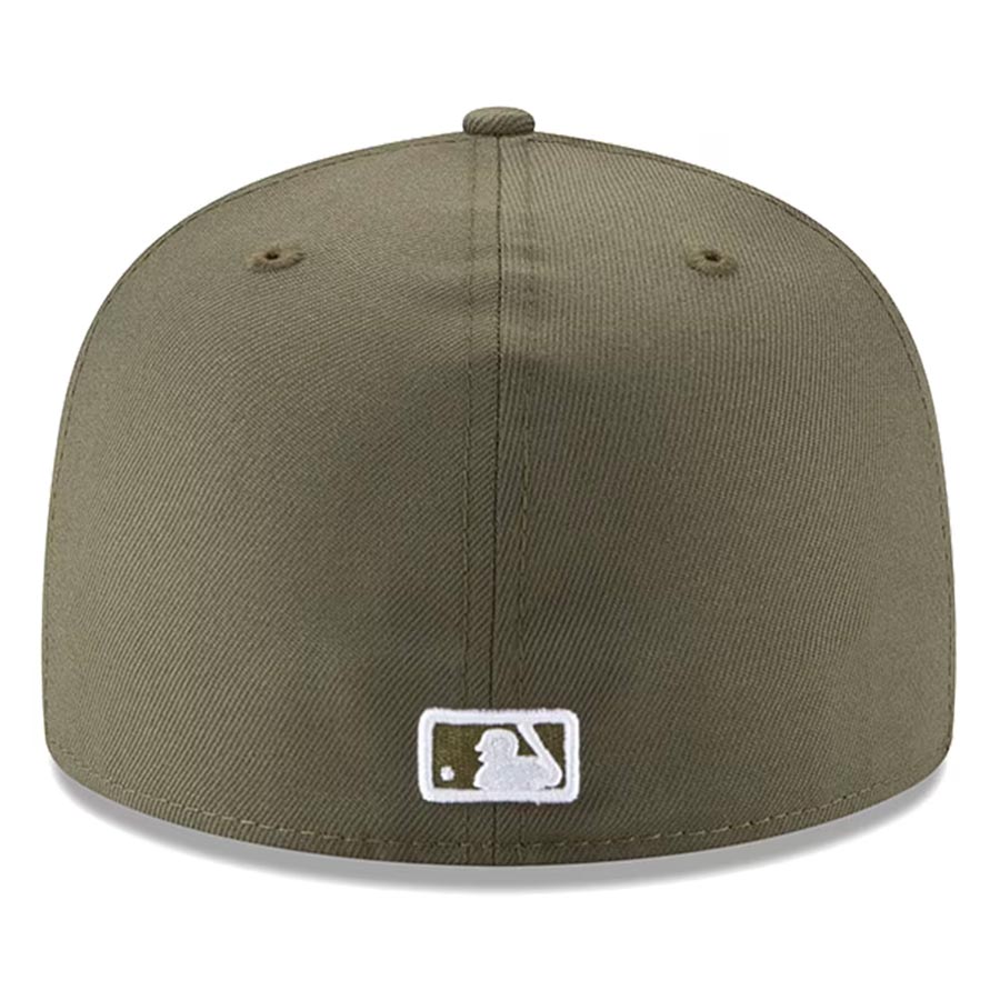 Los Angeles Dodgers Olive Green Basic New Era 59FIFTY Fitted Hat