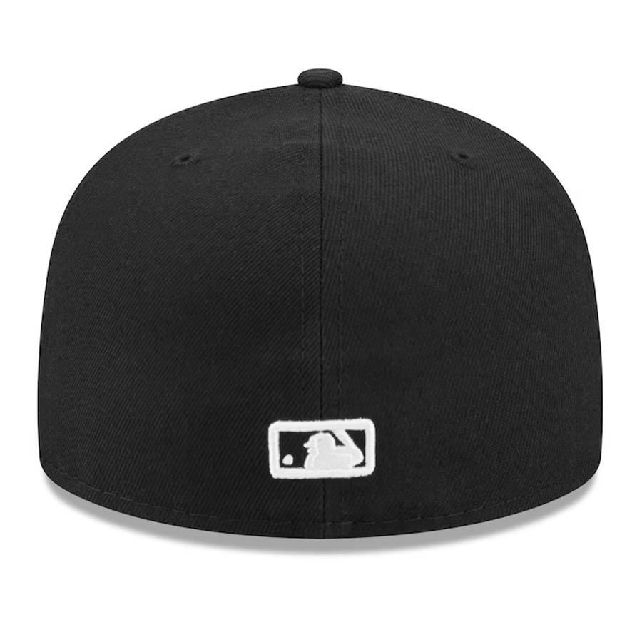 Chicago White Sox Black Outline Basic New Era 59FIFTY Fitted Hat
