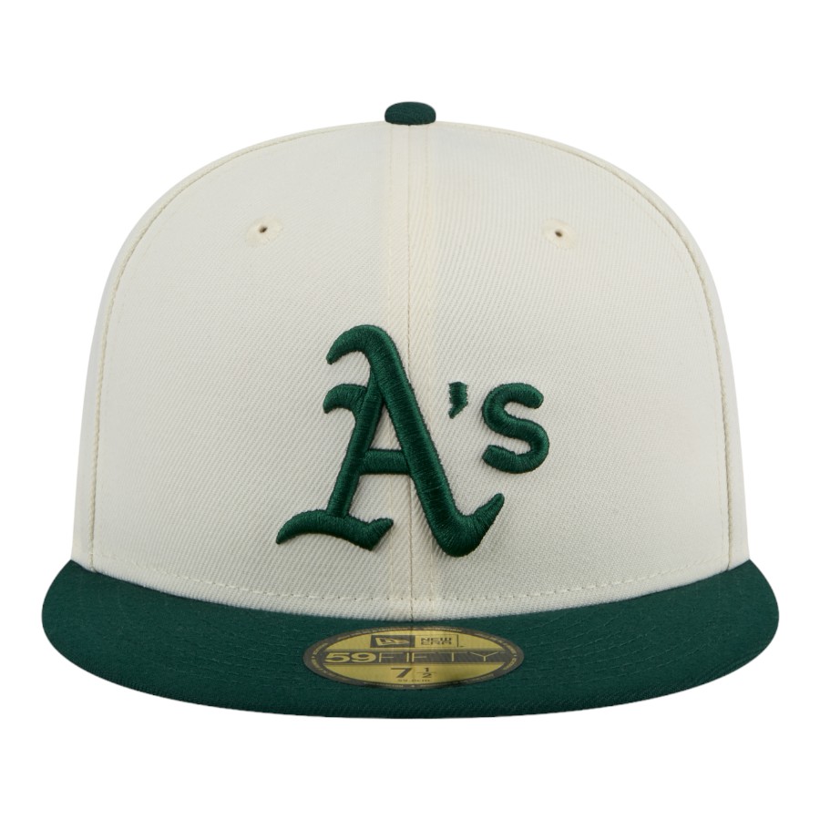 Oakland Athletics Chrome Green Two Tone New Era 59FIFTY Fitted Hat
