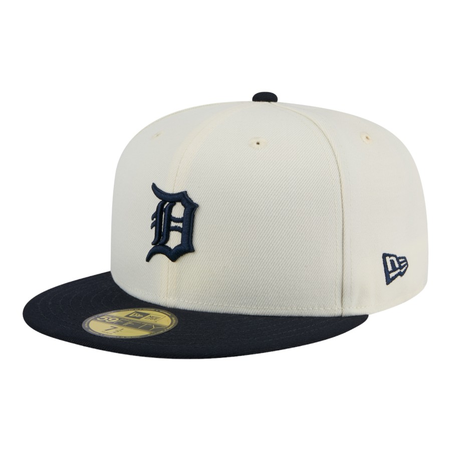 【NEW限定品】 Navy Chrome Tigers Detroit Two Fitted 59FIFTY Era New Tone 帽子
