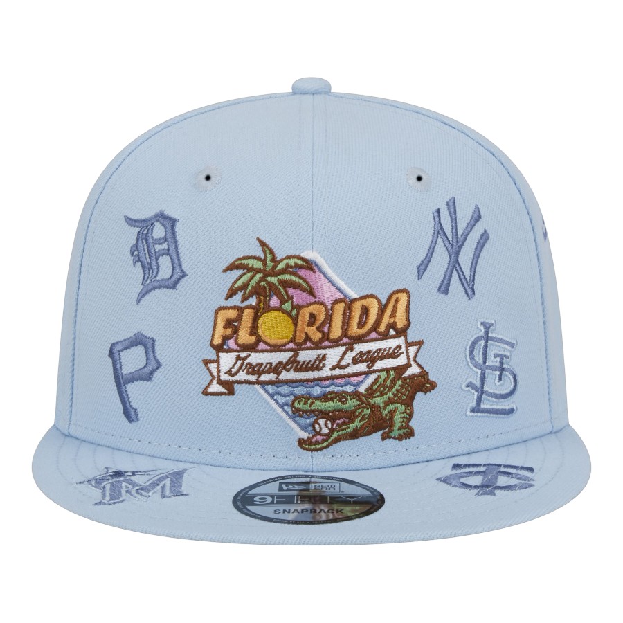 Florida Grapefruit League Scatter Blue New Era 9FIFTY Snapback Hat