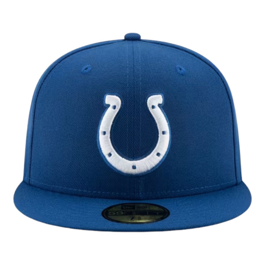 Indianapolis Colts Blue Team Color Basic New Era 59FIFTY Fitted Hat