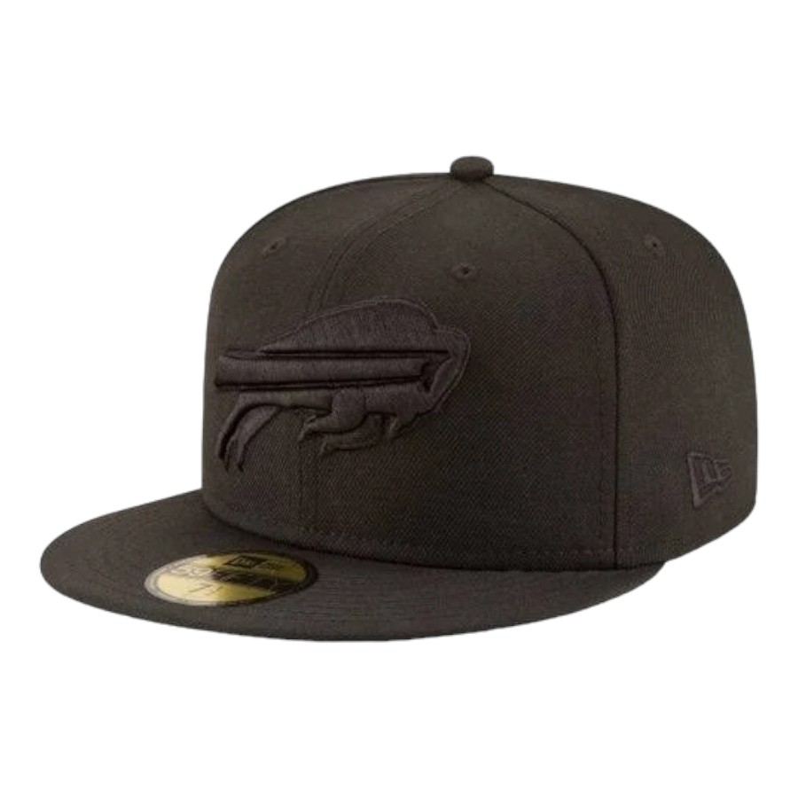 Buffalo Bills Black on Basic New Era 59FIFTY Fitted Hat