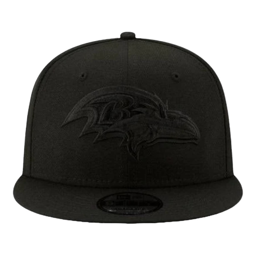 Baltimore Ravens Black on Black Basic New Era 9FIFTY Snapback Hat