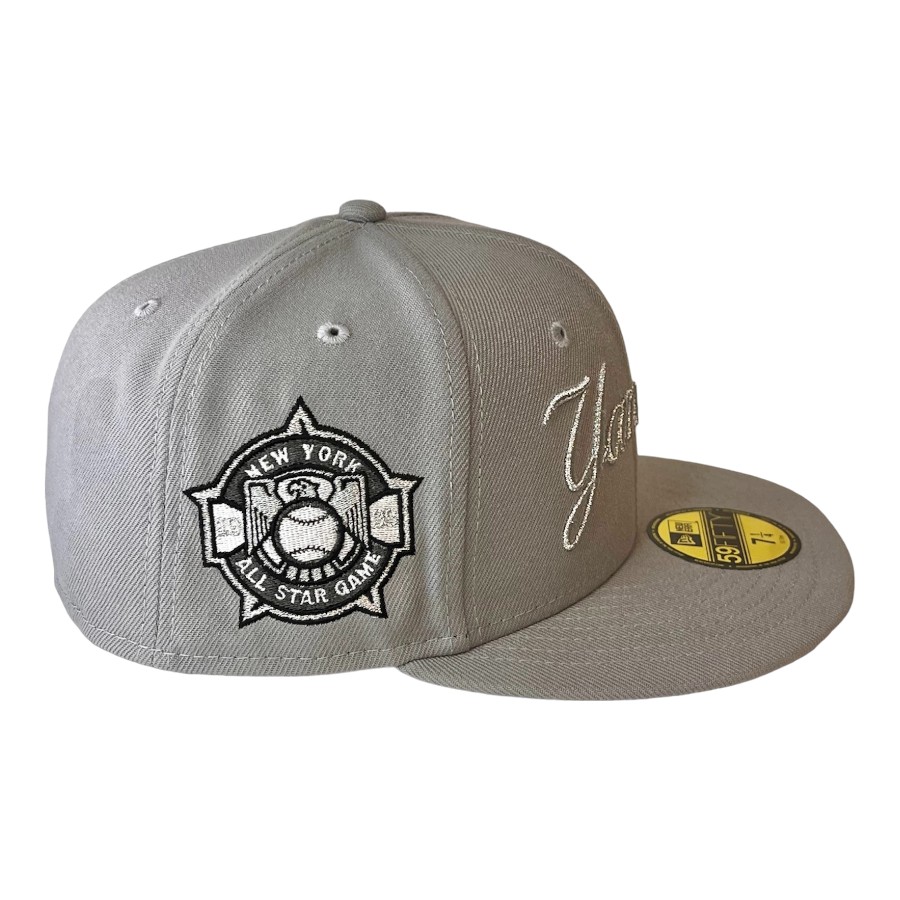 New York Yankees Gray 1939 ASG Patch Icy Blue UV Era 59FIFTY Fitted Hat