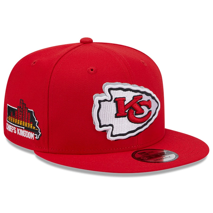 Kansas City Chiefs Red 2024 NFL Draft 9FIFTY Snapback Hat | Pro 