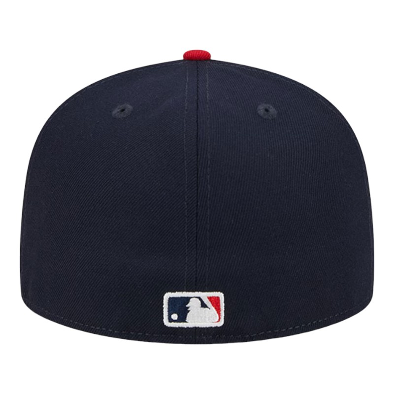 Atlanta Braves Navy and Red Big League Chew Gray UV New Era 59Fifty Fitted Hat